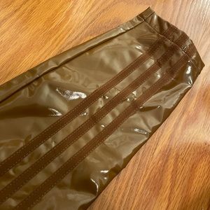 Adidas ivy park camel latex pants